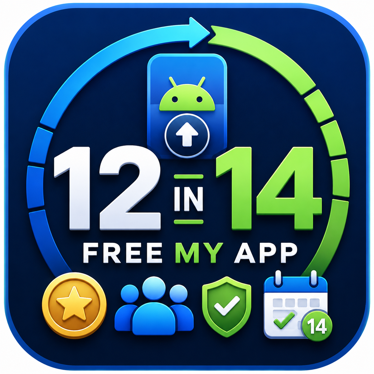 12 in 14 Free My App icon